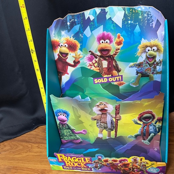 Fraggle Rock Back to the Rock Toy Set Cardboard Plush Display Jim Henson RETRO - Picture 3 of 12
